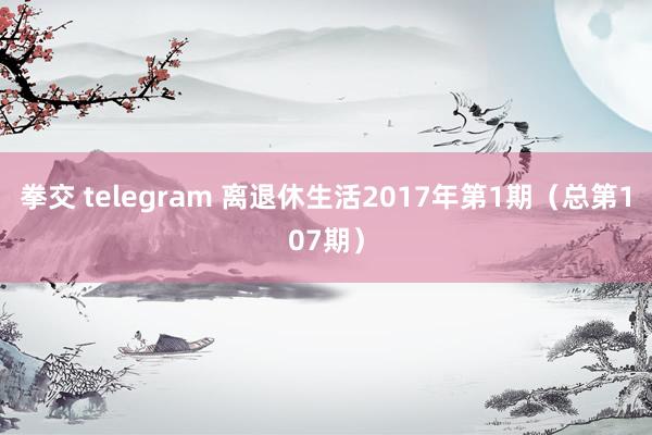 拳交 telegram 离退休生活2017年第1期（总第107期）